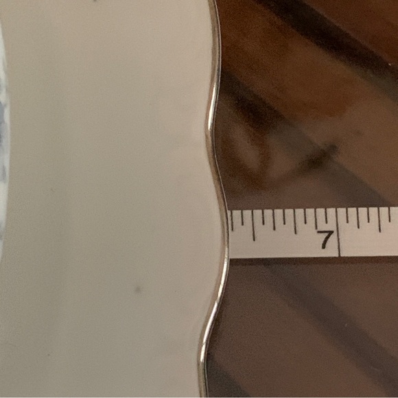 HAVILAND Bavaria Germany BLUE GARLAND Gravy Boat I Attached Underplate - Picture 8 of 8